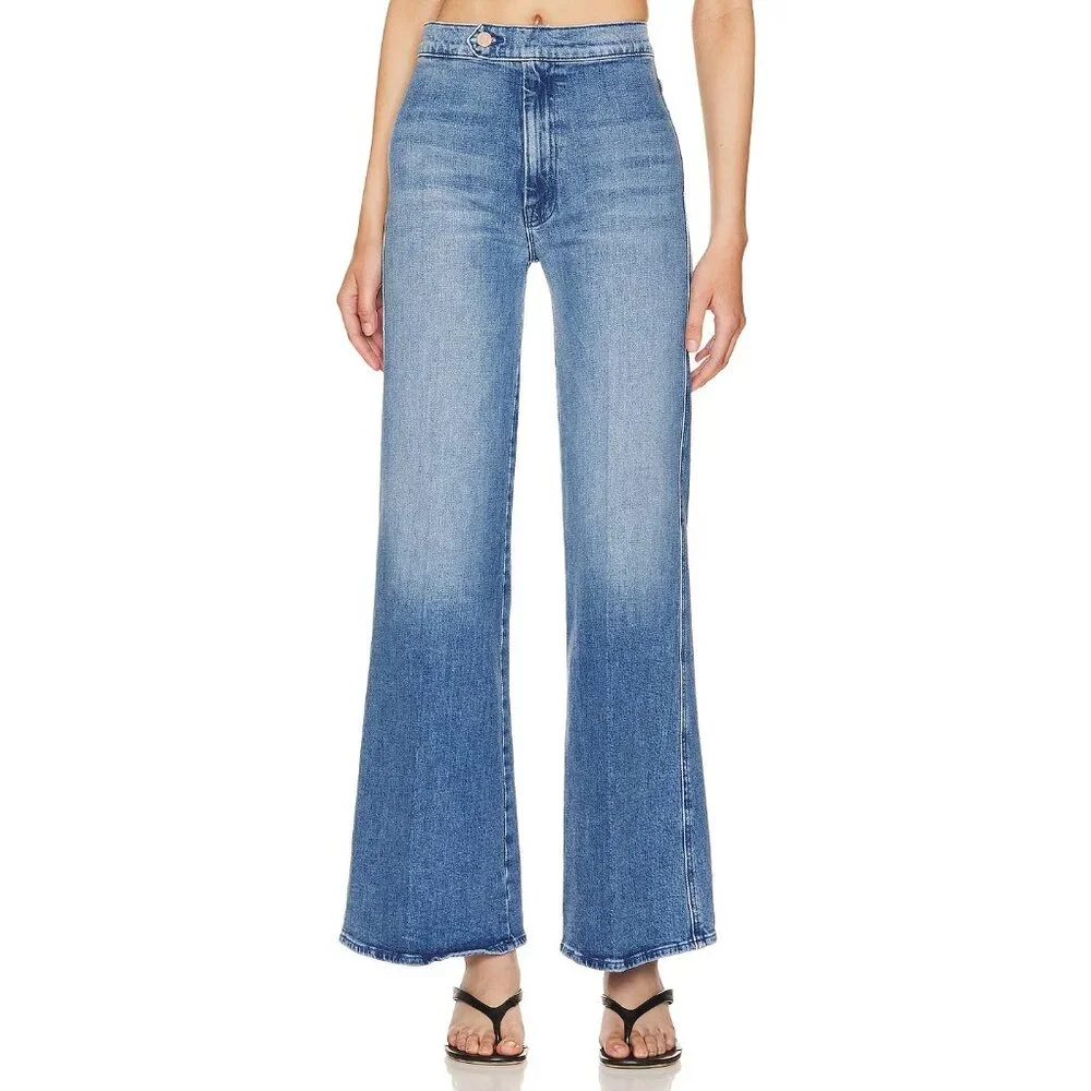 NWT Mother The Tab Roller Skimp in From Out of Town Stretch Jeans 26 - Picture 9 of 11